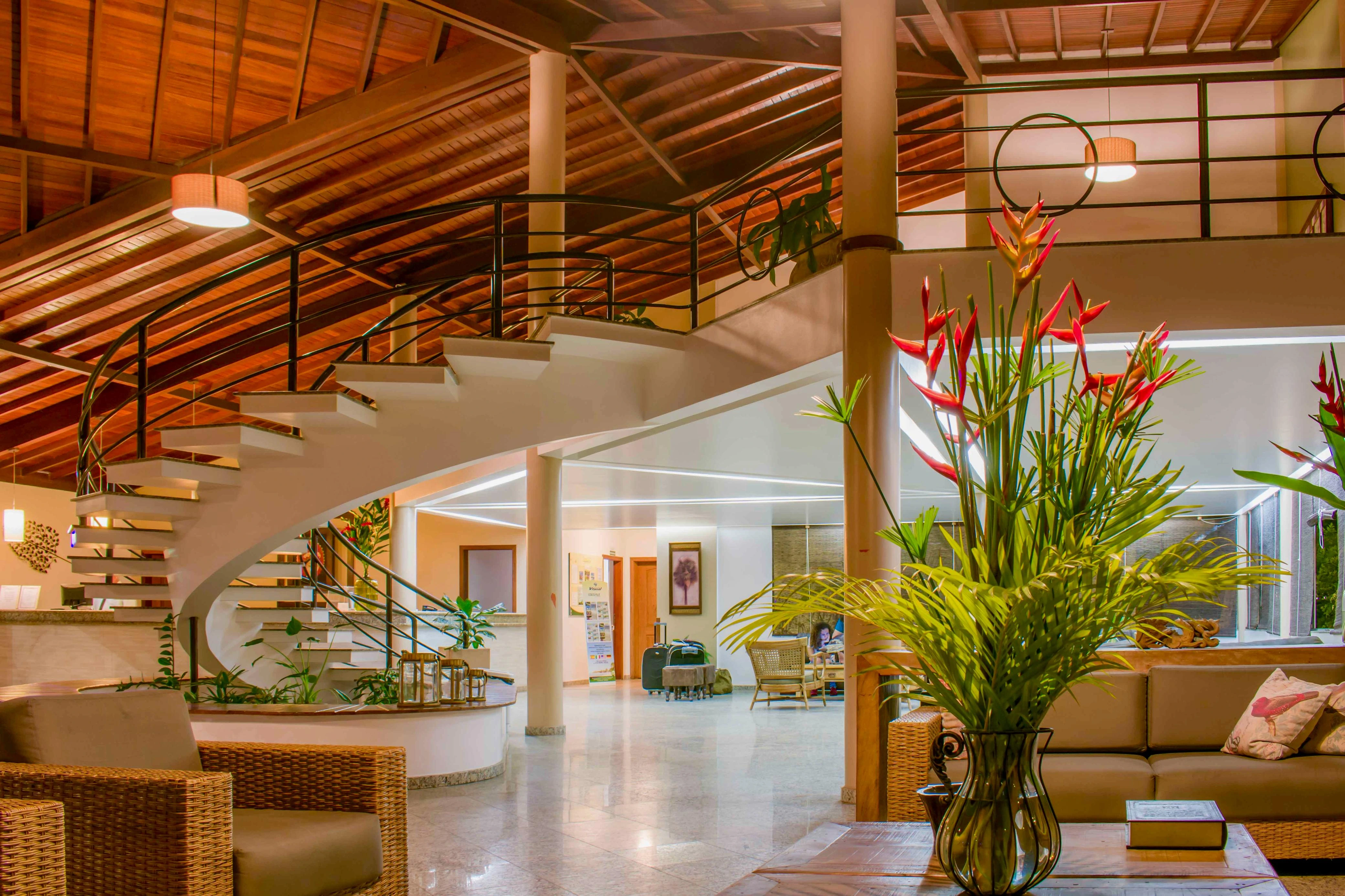 Interior do SARANA Praia Hotel